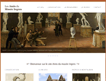 Tablet Screenshot of amis-musee-ingres.fr